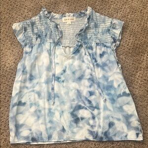 Cloth and stone sleeveless tie front top